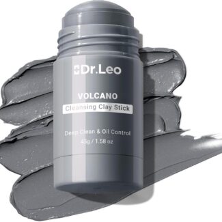 Deep Pore Cleansing Blackhead Remover Face Mask Stick, Clay Mask for Face with Volcanic Mud & Kaolin Clay, Gentle Non-Irritating, All Skin Types, Portable Travel Size 45g/1.58oz
