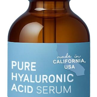 Hyaluronic Acid Serum for Skin 100% Pure Anti Aging Intense Hydration Moisture Non greasy Paraben free, Wrinkle Reducing and Brightening Serum (Pro Formula) 2oz